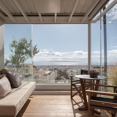 Glyfada Panoramic Penthouse Appartement Athene Buitenkant foto